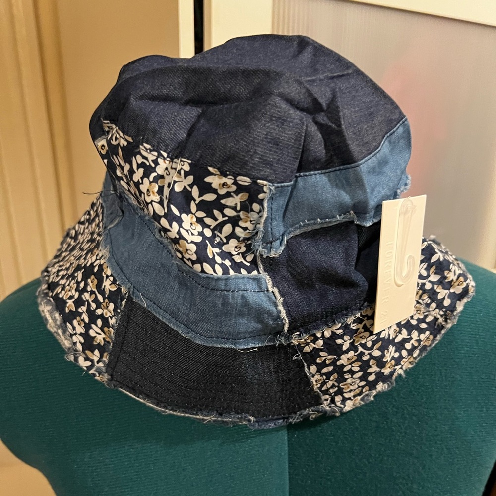 Forever 21 Patchwork Bucket Hat